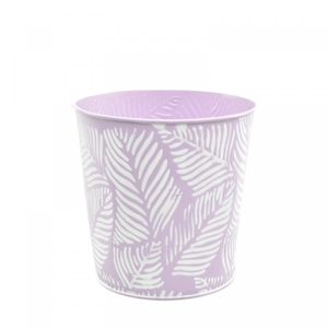 Zink Leaves pot d16.5*16.5cm
