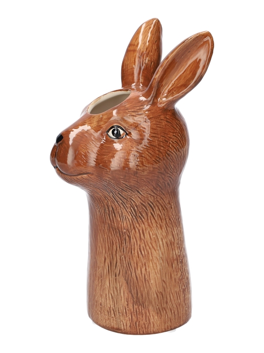 <h4>DF03-666311200 - Vase Rabbit 10.5x10.5x20 brown</h4>