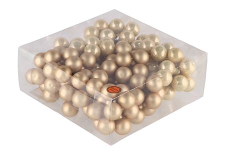 Glass Ball Combi Champagne 25mm P/144