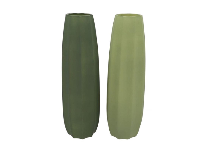 <h4>Luxx Majestic Green Vase Arches Ass 14x14x44cm Nm</h4>