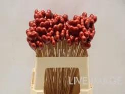 <h4>DECO stick heart red shining</h4>
