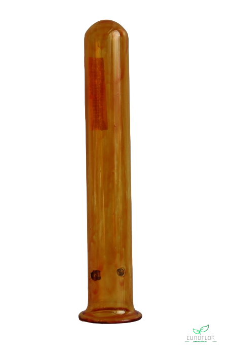 GLASBUISJE 10CM OKER