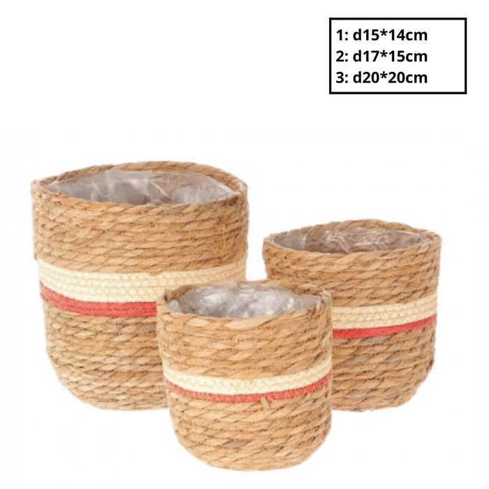 Basket sets Grove S/3 d20*20cm