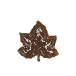 Leaf Maple Plate Olive 18x18x4cm