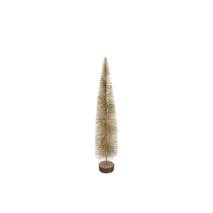 Sparkle Twist Nordic Sand Snow Tree 35x8cm