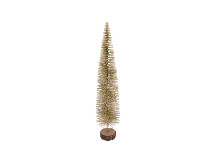<h4>Sparkle Twist Nordic Sand Snow Tree 35x8cm</h4>