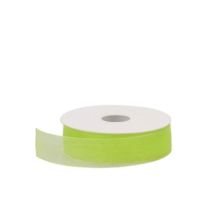 Ribbon Organza 62 Spring Green 50mx25mm Nm