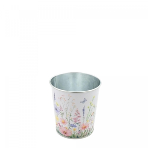 Zink Alona Flowers pot d10*10cm