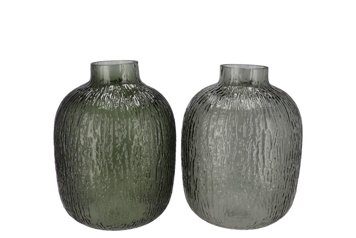 <h4>Marly Green Vase Neck Ass 18x18x23cm</h4>
