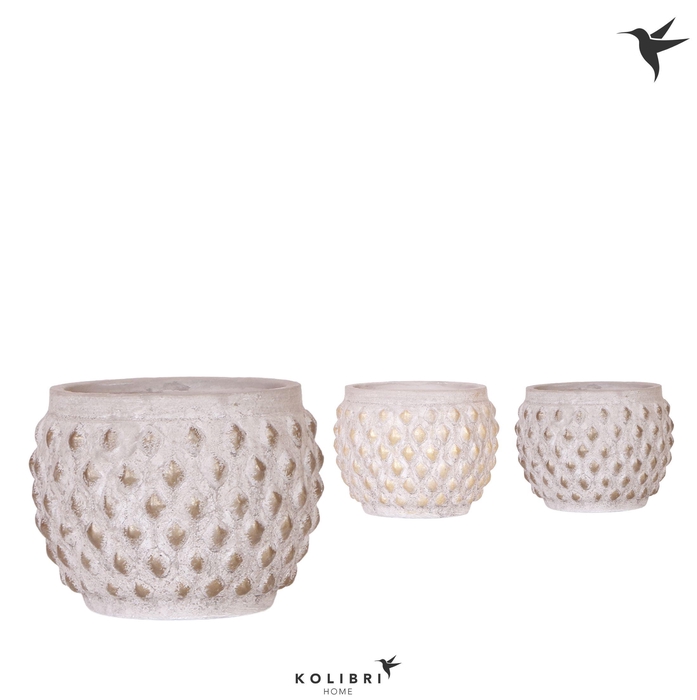 <h4>Kolibri Home Marrakersh pot gold copper mix</h4>