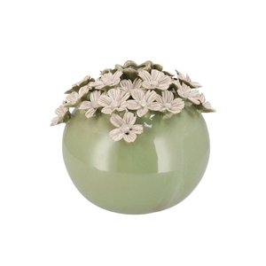 Daisy Green Vase Flower 23x23x21cm