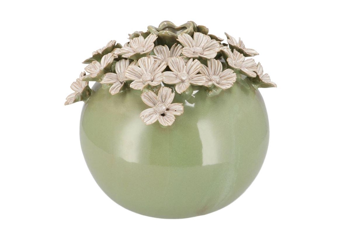 <h4>Daisy Green Vase Flower 23x23x21cm</h4>