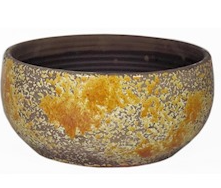 <h4>Coupe Luuk d28 h13cm ocre</h4>