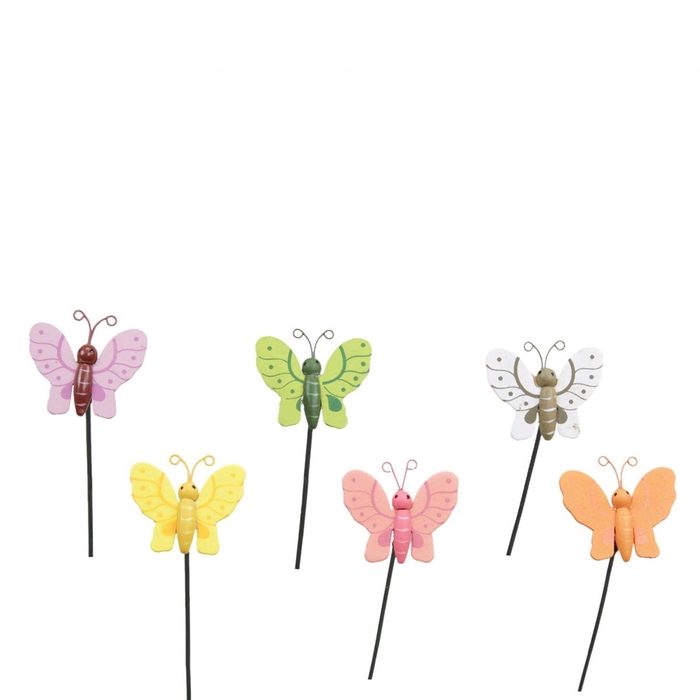 <h4>Bijsteker 20cm Vlinder 4.5cm</h4>