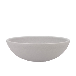 Vinci Matt Grey Bowl Low 25x8cm Nm