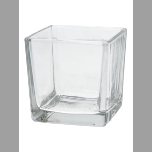 DF01-666360300 - Pot square Abbey3 10x10x10 clear