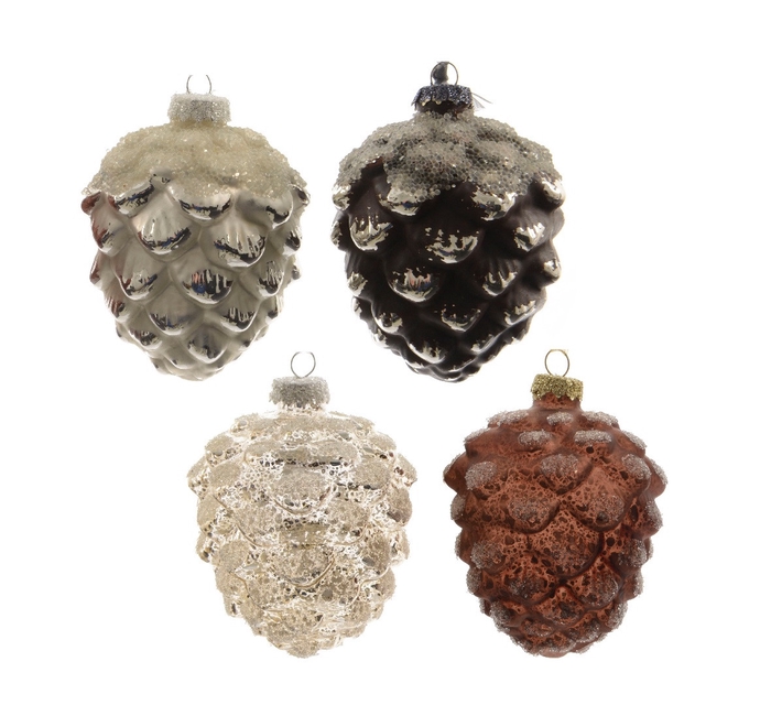 <h4>Christmas bauble Pine cone d07*10cm</h4>