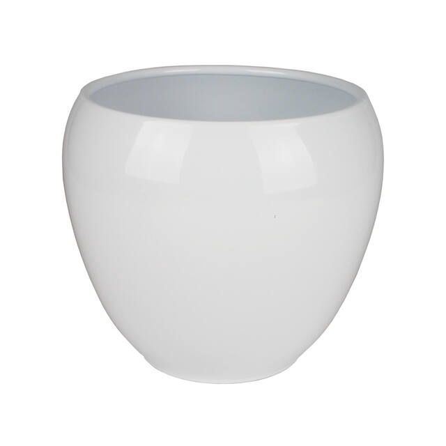 <h4>Pot Rian ceramic ES22xH18,5cm white</h4>
