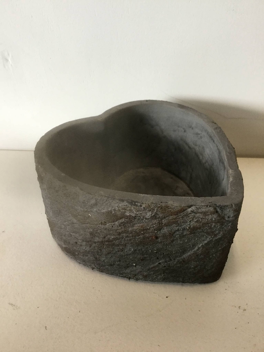 GROOVY STONE PLANTER  BROWN 14*13*H7