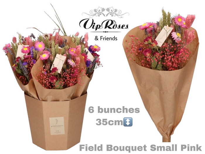 DRIED BOUQUET SMALL PINK