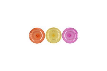 <h4>Dayah Orange Mix Glass Plate 15x2cm Ass P/1 Nm</h4>