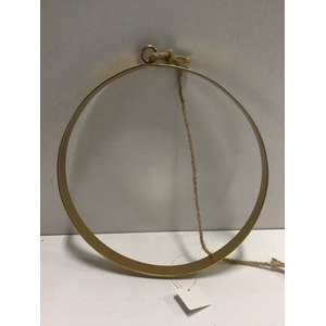 METAL FRAME CIRCLE GOLD Ø20X2 CM