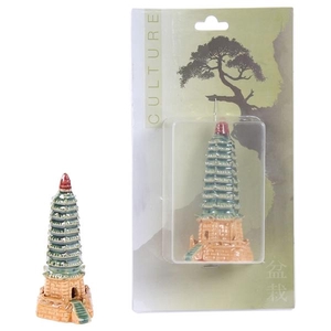 Bonsai accesoires Ceramic Figure Pagoda XL