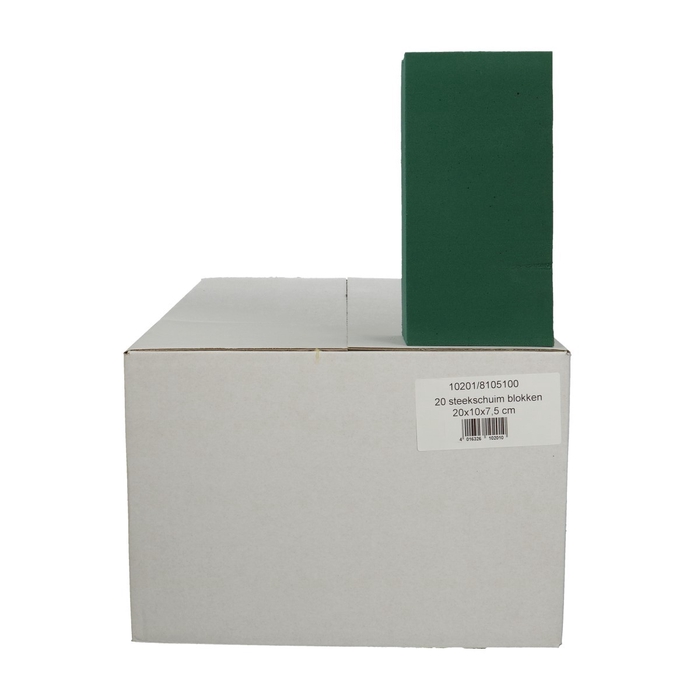 <h4>Foam  Foam block 20*10*7.5cm x20</h4>