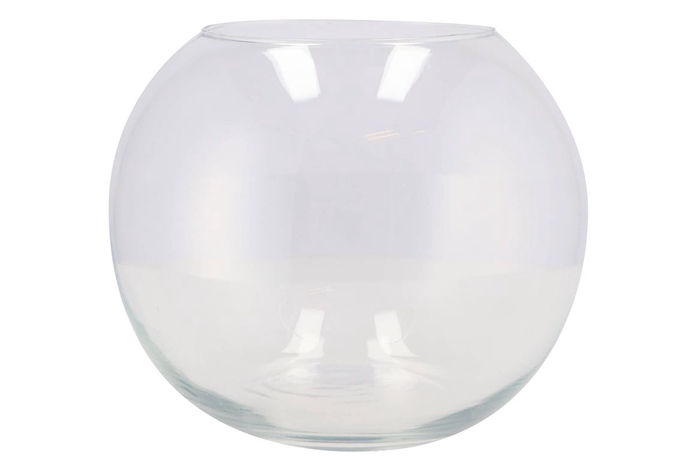 <h4>Glass Ball Vase Sphere Shaded 25x20cm</h4>