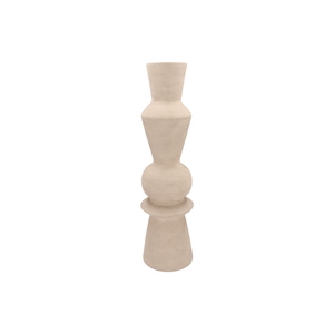 Lisboa Sand Vase Curves 20x20x72cm