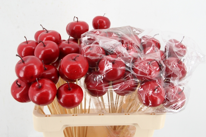 <h4>Stick Apple 5cm Red Satingloss</h4>
