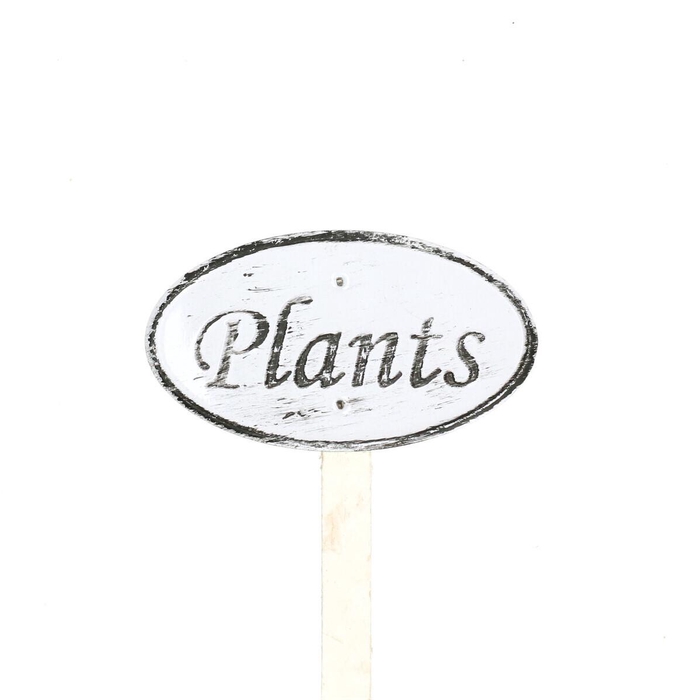 <h4>Bijsteker 20cm Metaal Plants 4*8cm</h4>