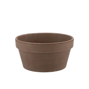 Terra Choco Conical Bowl Grey Siliconised 20x10cm