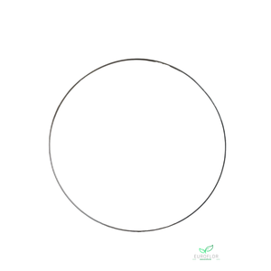 METAL RING 80CM SILVER 