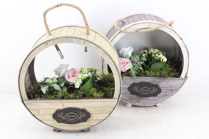 <h4>arr2 TD - Houten wiel - wit</h4>