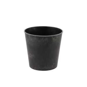 Melamine Grey Pot 16x12x13cm Nm