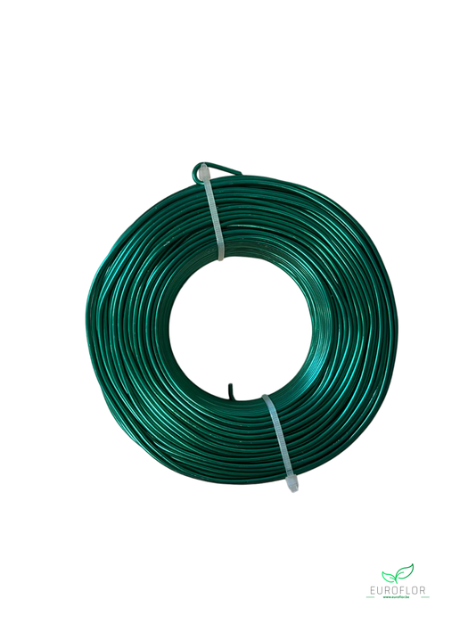 ALUMINIUM WIRE 2MM GROEN 500GR 60M