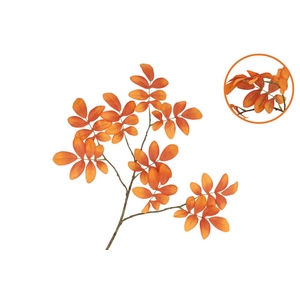 Silk Leaf Rowan Orange 71cm