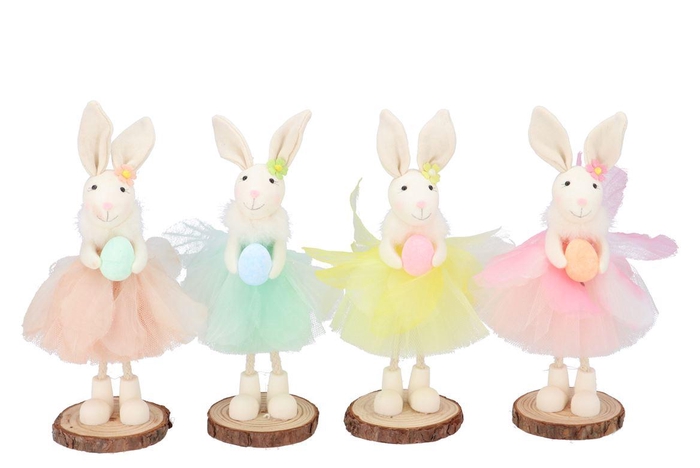 Easter Fun Pastel Bunny Ballet Stand Ass 6x6x20cm