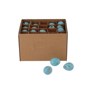 Eggs Kwartel Aqua Blauw Per 60 2.5x3.5cm