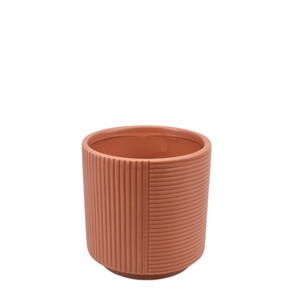 Ceramics Groove pot d10*10.5cm