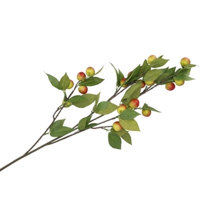 Silk Apple Plum Claude Red/green 90cm Nm