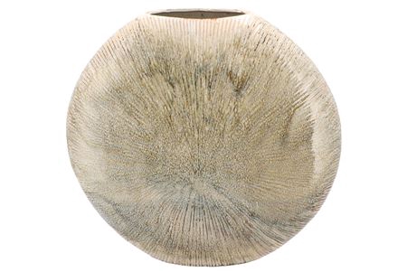 Jada Green Oval Vase Active Glaze 40x11cm