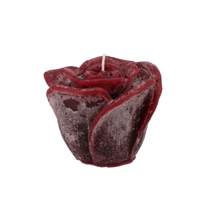 Candle Roos Bordeaux 11x9cm