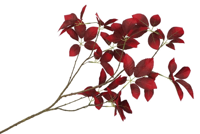 <h4>Silk Leaf Elder Dark Red 124cm</h4>