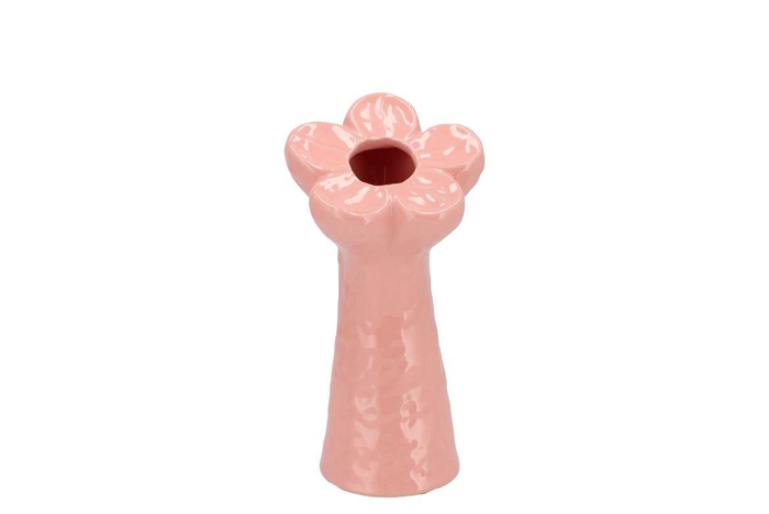 <h4>Mara Pink Vase Bloom 10x10x21cm Nm</h4>