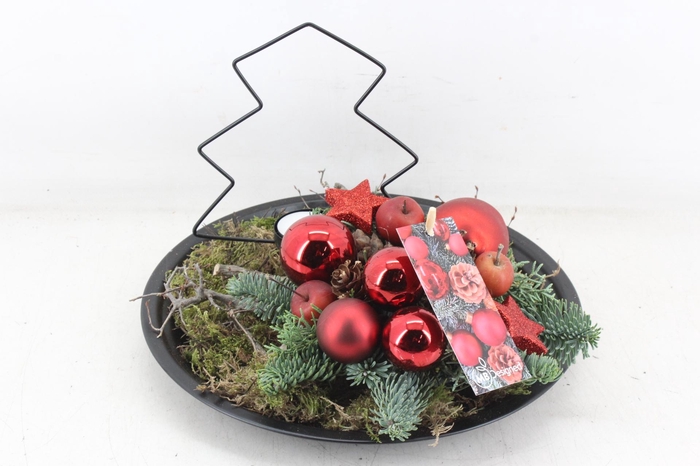 <h4>arr5 Kerst MB - Zink plate kboom frame red</h4>