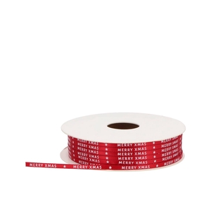 Ribbon Small X-mas Red 50mx3mm Nm