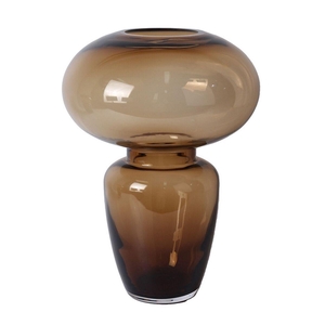 Glas Vaas Latte d24*35cm