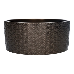 DF03-884722700 - Planter Napoli d22.5xh10.1 bronze